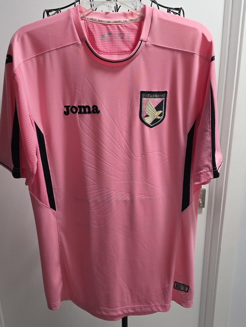 Joma Men's Palermo Pink Football Jersey